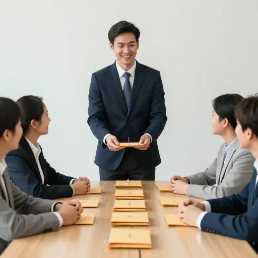 经理将奖金平均分配给了团队。