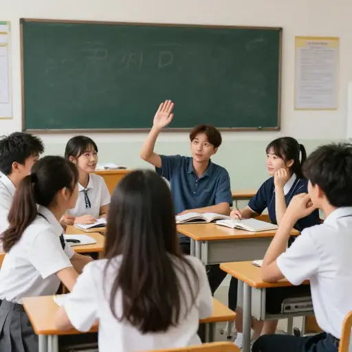 在对话课上，学生往往更爱说话。