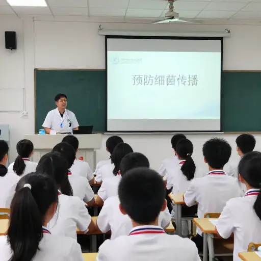 卫生讲座强调了如何防止细菌传播。