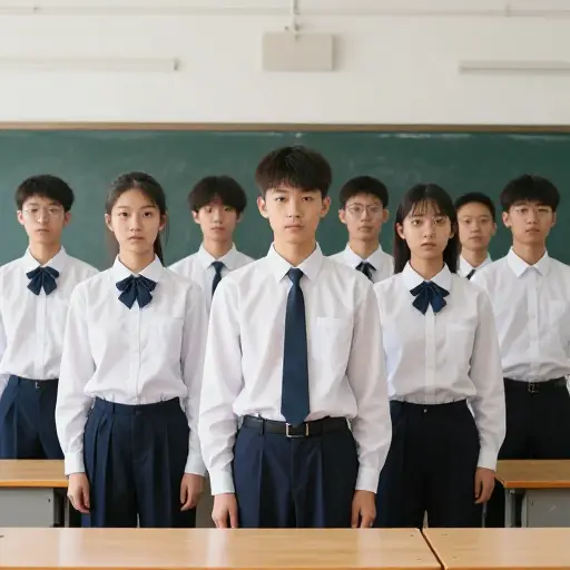 学生们通常不加质疑地接受着装规定。