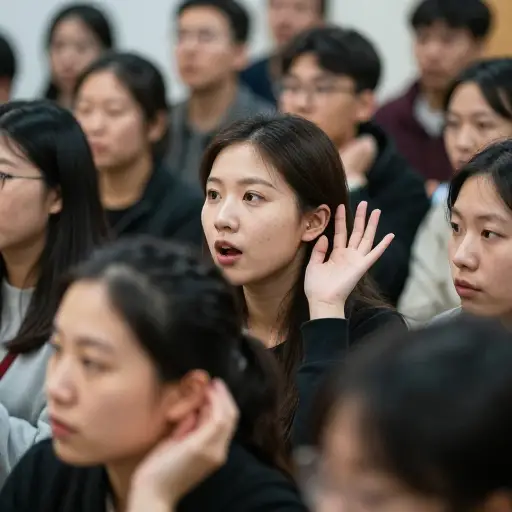 人们开始喊他们听不见我，我应该大声点。