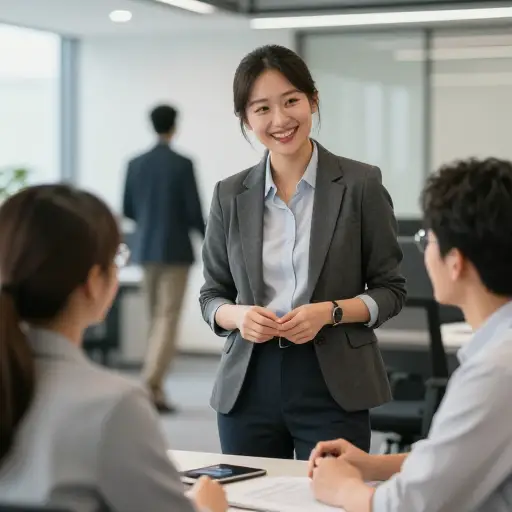 我们的新老板很随和，对考勤要求不严格。