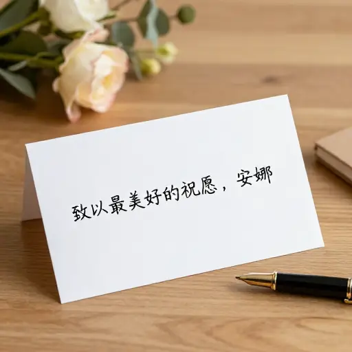 致以最美好的祝愿，安娜
