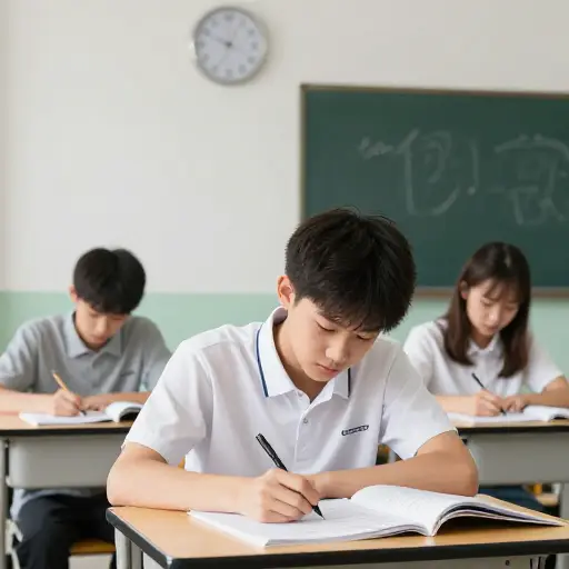 考试快结束了。