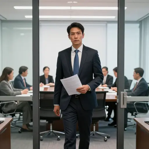 他被正式传唤去开会。