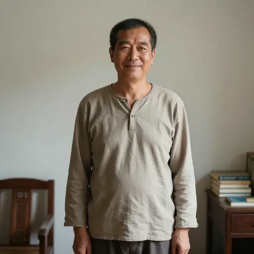 他的人生哲学有意识地反对物质主义，并强调个人成就。