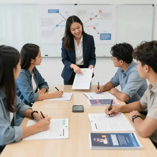 课程材料必须与学生们未来的职业相关。