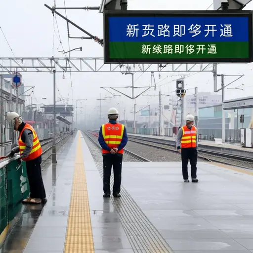 这家铁路公司计划明年开通新线路。