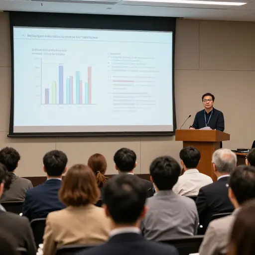 他将在国际会议上展示他最新的论文。