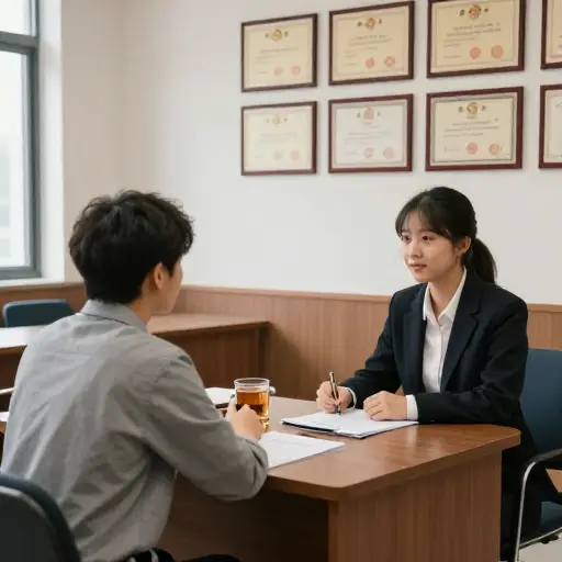 这所大学为学生提供免费的咨询服务。