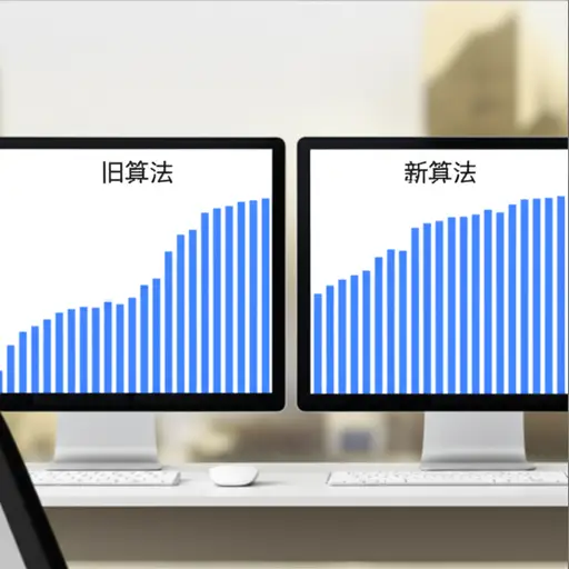 这个新的排序算法比旧版本快了三倍。
