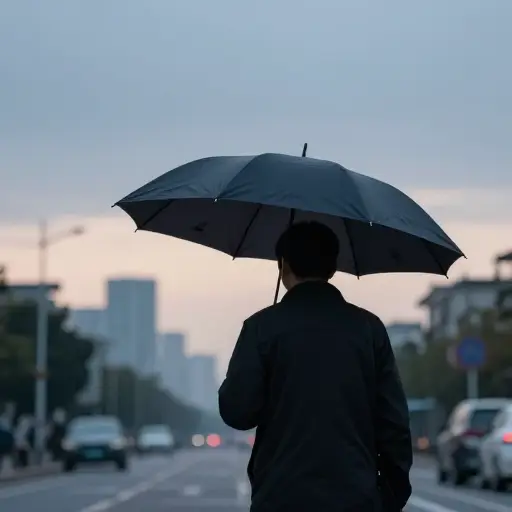 今天晚些时候可能会下雨。