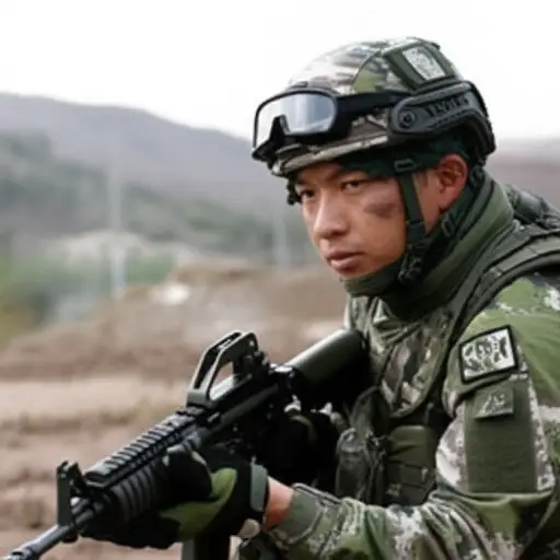 那位士兵在战场上表现得最勇敢。