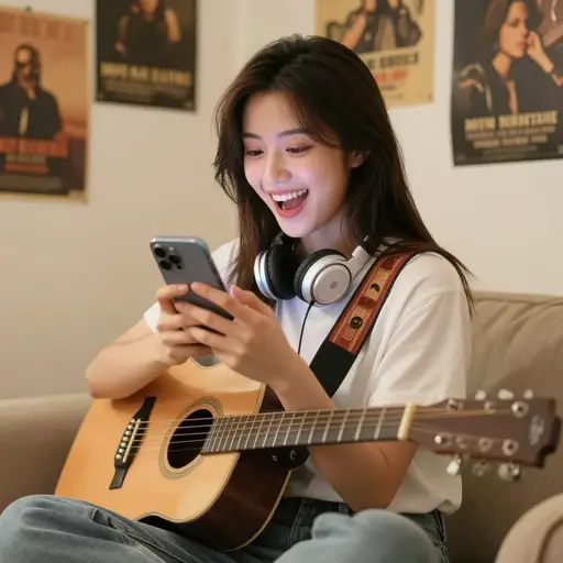 她的新单曲进入排行榜，位列第五。