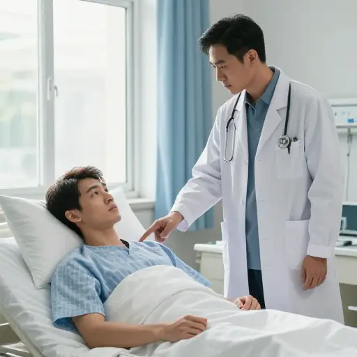医生命令他在床上休息几天。