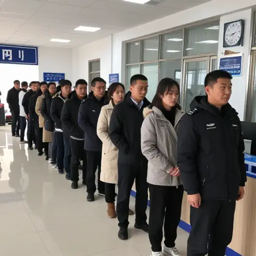 在车管所排队几个小时绝对是折磨。