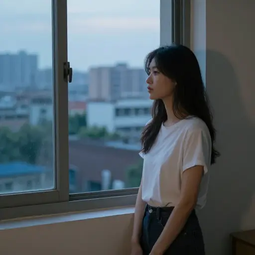 和一年前不同，她没告诉任何人。