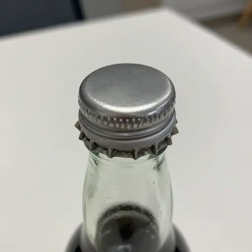 盖子被拧得很紧，所以不会掉下来。