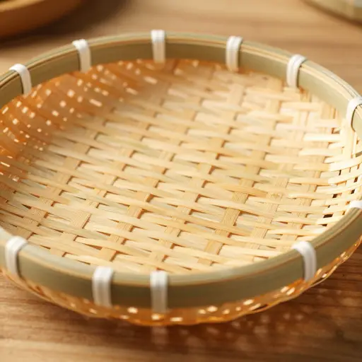 这是一个竹篮子。