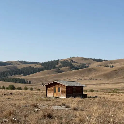 这个小屋位于一个偏僻的地区，远离任何城镇。