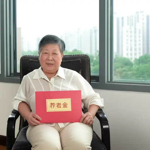 她获得了一笔终身养老金作为退休福利。