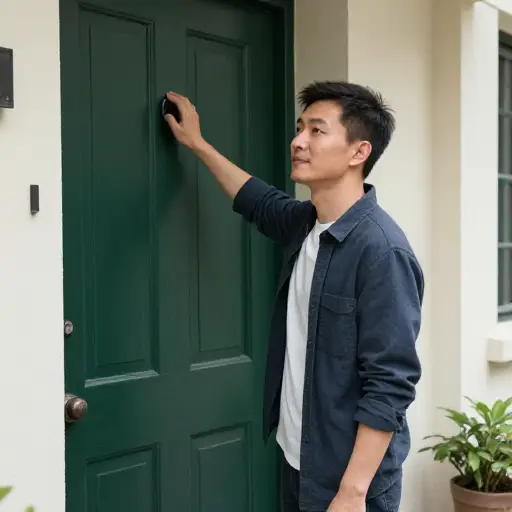 你好，是我，张伟。李老师在家吗？