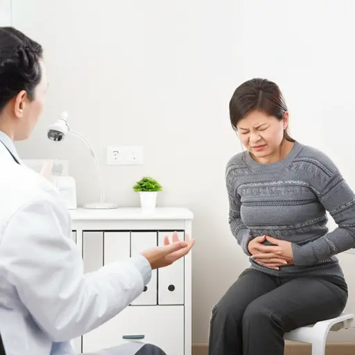 医生问我肚子疼了多久。