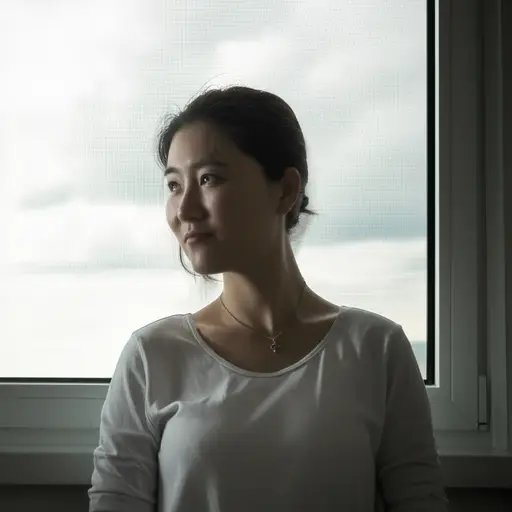 她情绪多变，经常在乐观和悲观之间摇摆。