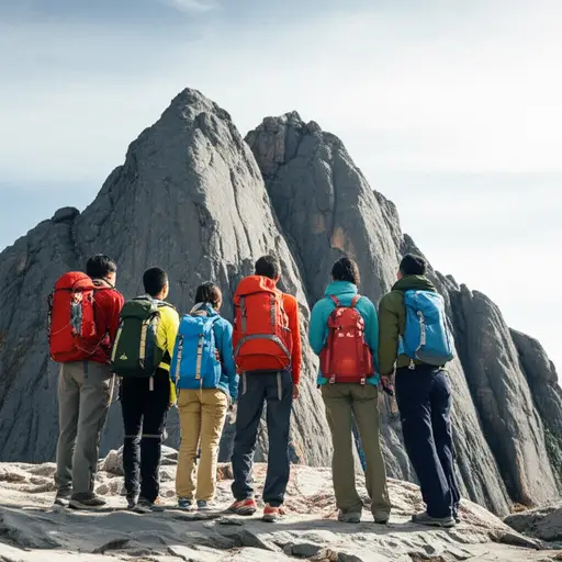 他们计划下周攀登这座山峰。