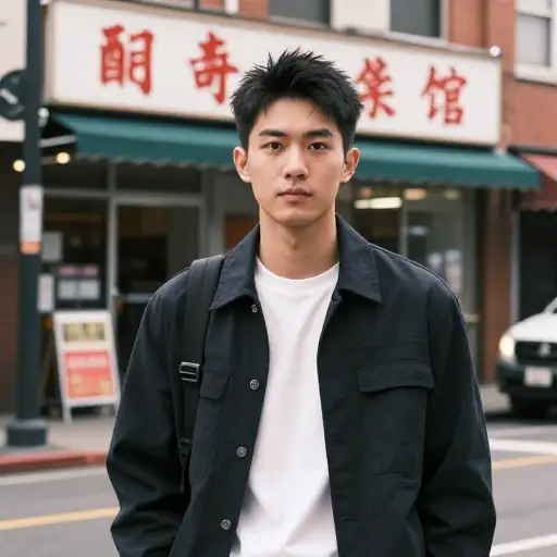 他是中国移民的后裔。
