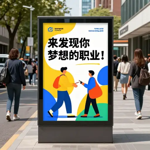 由于广告包含了标题“来发现你梦想的职业！”，我的注意力被吸引了。