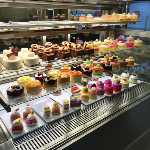 这家餐厅用美味的甜点来吸引顾客。