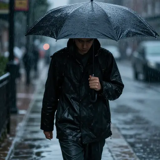 我在雨中走回家，接下来我所知道的就是我浑身湿透，瑟瑟发抖。