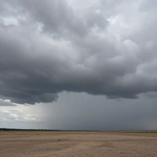 灰色的云意味着可能很快要下雨了。