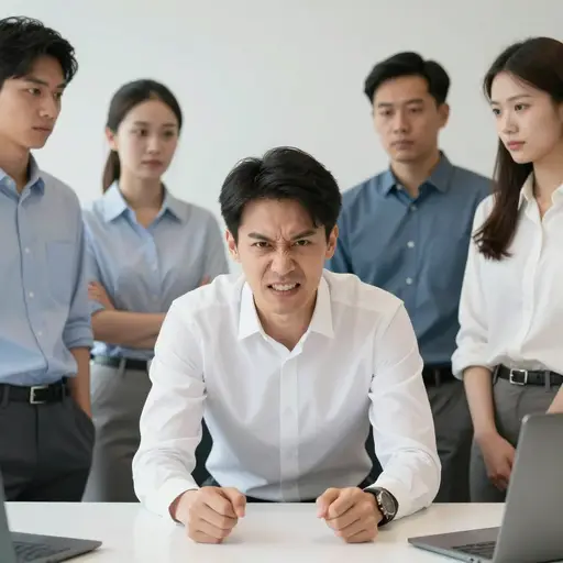 那句侮辱引发了一种发自内心的暴怒，让他全身都僵硬了。