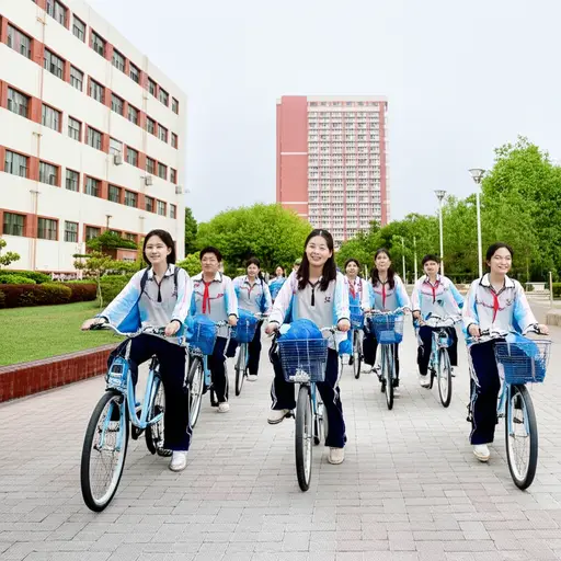 我们学校有一个自行车俱乐部。