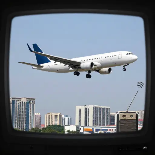 低空飞行的飞机经常干扰无线电和电视信号。