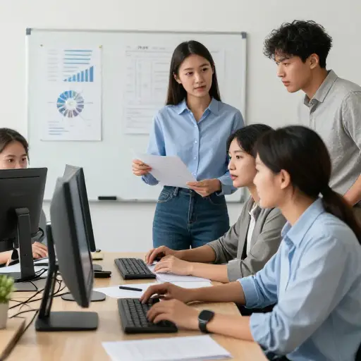 我们的努力与他们的支持结合起来完成项目。