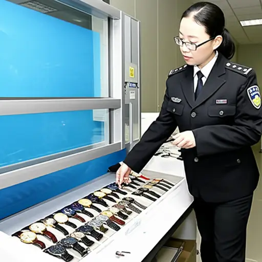 海关查获了一批走私的手表。
