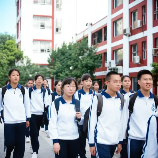 学校规定学生必须穿校服。