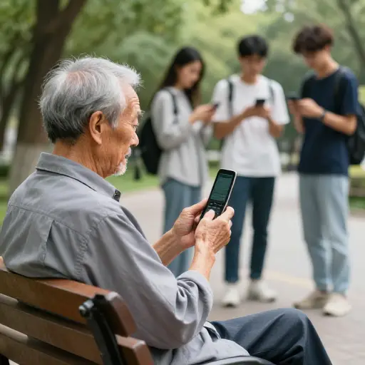 一代人以前，智能手机还不存在。