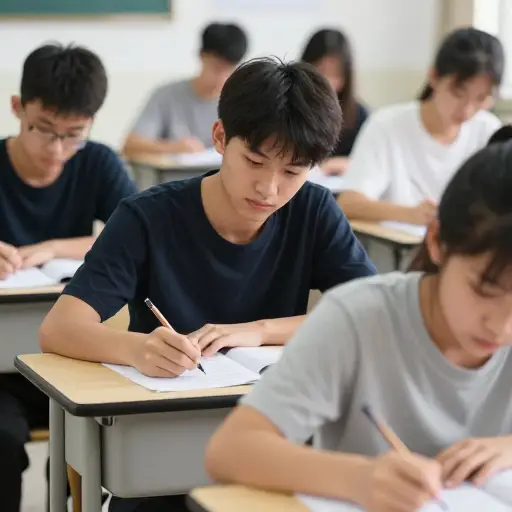 你现在在考试，不应该偷看旁边人的试卷。