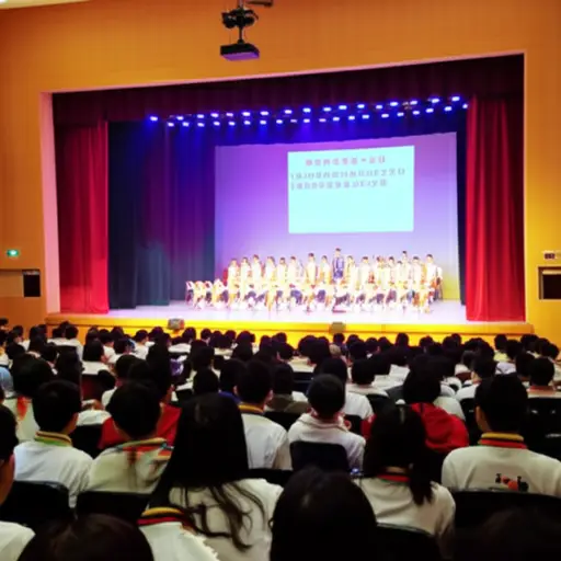 学校组织了一场精彩的才艺表演。
