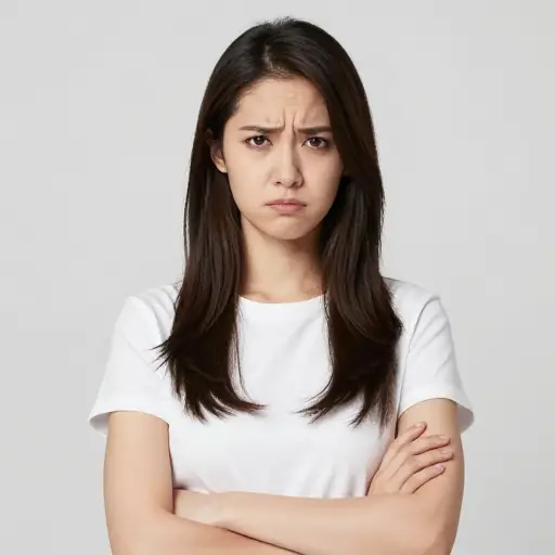 她的答复简短而不友好。