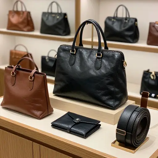 这家品牌以其优质皮革制品而闻名。
