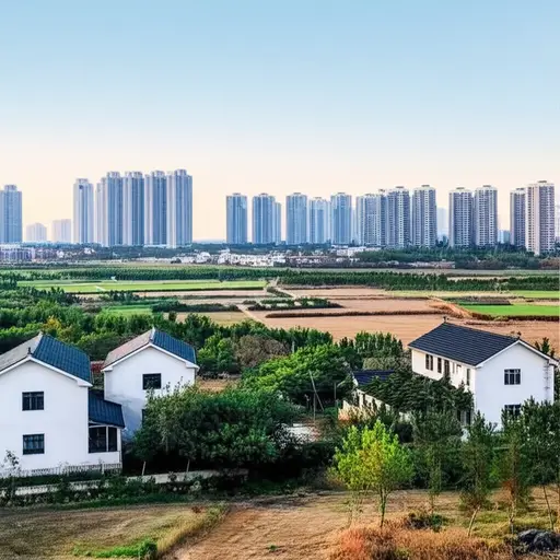 我们住在城市边缘的一个小村庄里。