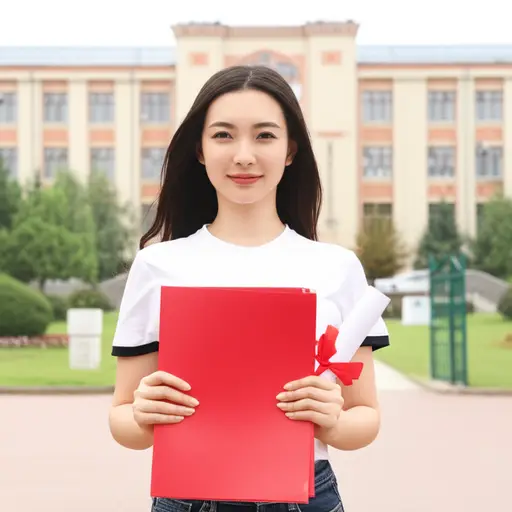 她毕业后收到了学校颁发的毕业证书。