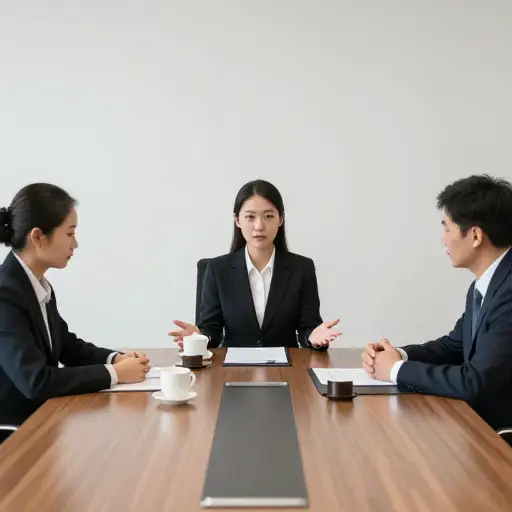 在劳资纠纷中，专业的调解员通过调解帮助双方达成协议。
