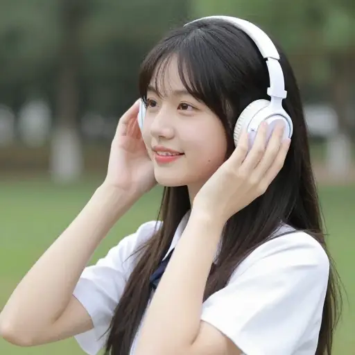 我妹妹是个青少年，她喜欢听音乐。