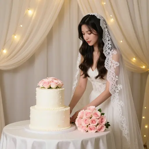我的姐姐正在筹划她的婚礼。